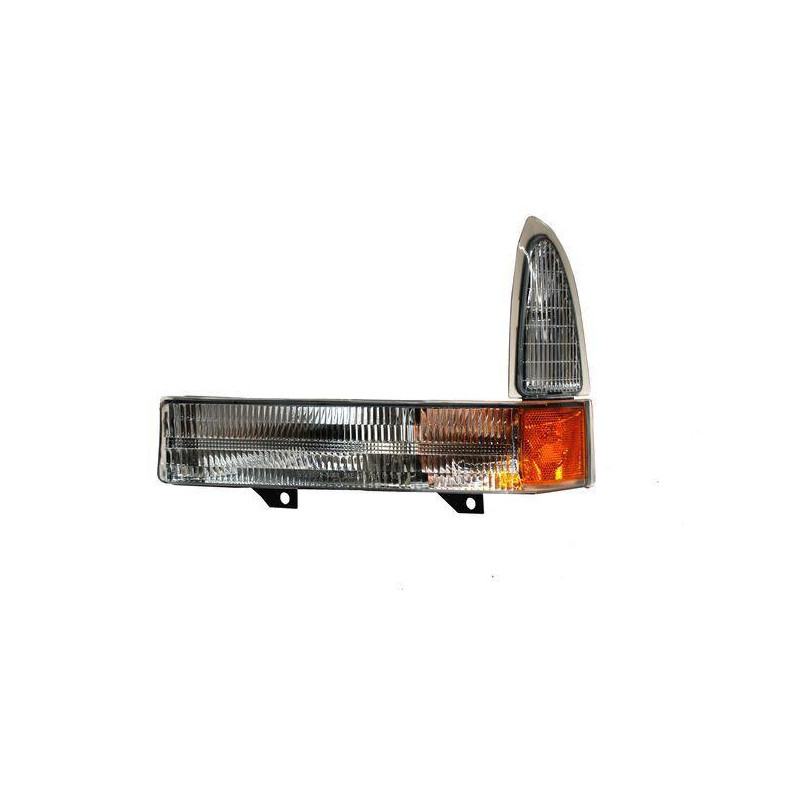 Cuarto frontal y punta ford super duty 99-04/ excursion 00-04 bicolor tyc izq