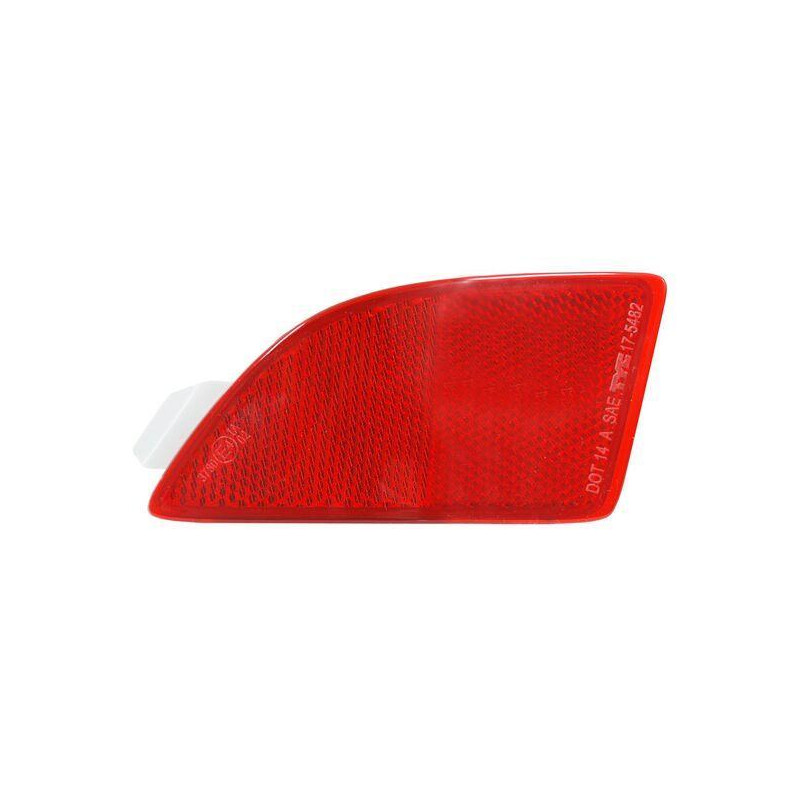 Cuarto tras mazda 3 14-16 5p reflejante rojo tyc izq