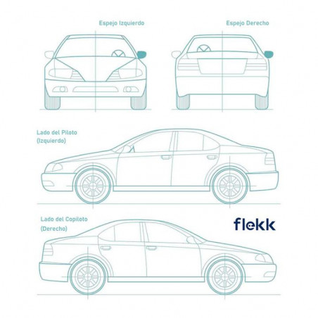 Espejo Lateral Derecho Ford Focus 2012 2013 2014