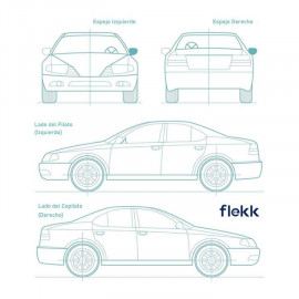 Guía de Defensa Delantera Interior Izquierda Volkswagen Passat 2012 2013 2014 2015