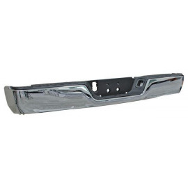 Defensa tras dodge pu 09-19 cromada completa s/hoyo p/sens